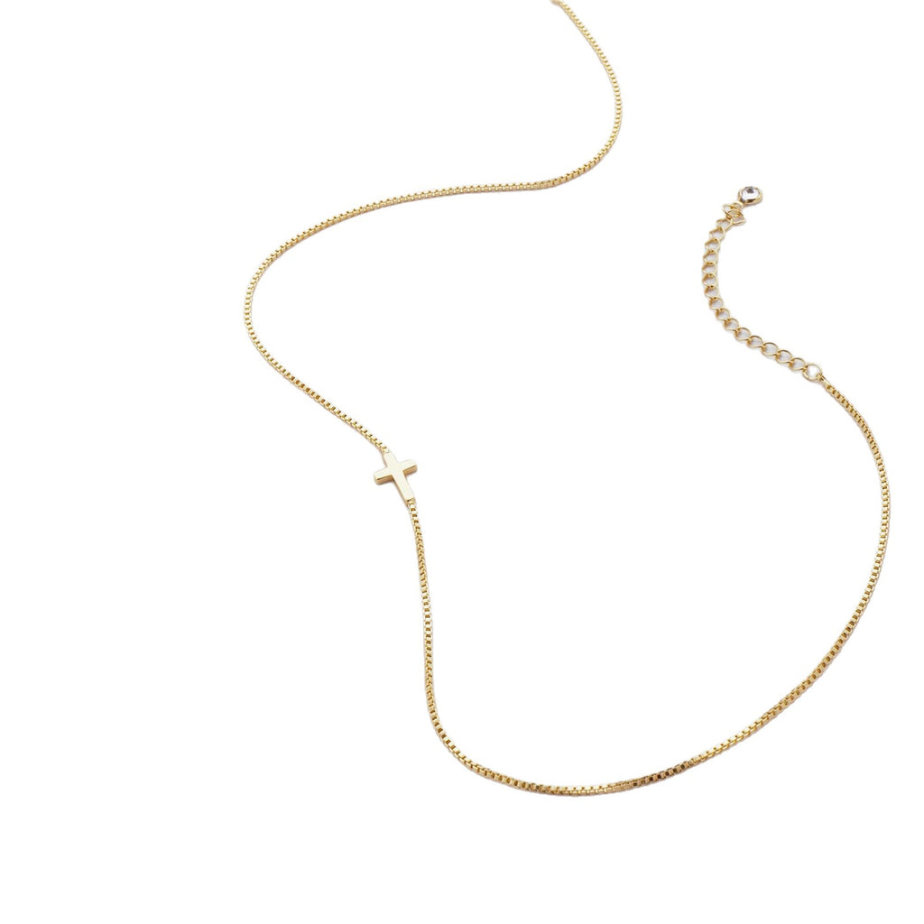Holding Cross necklace