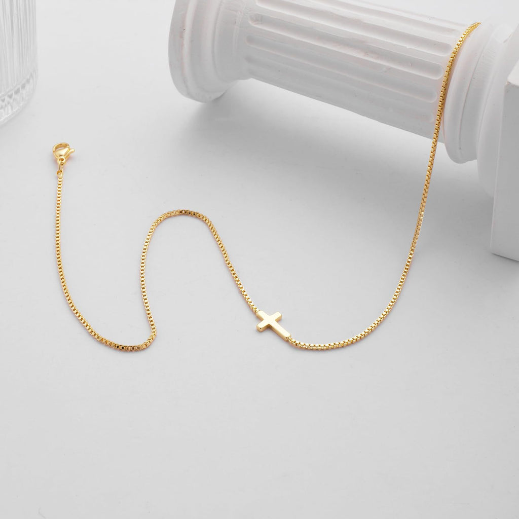 Holding Cross necklace