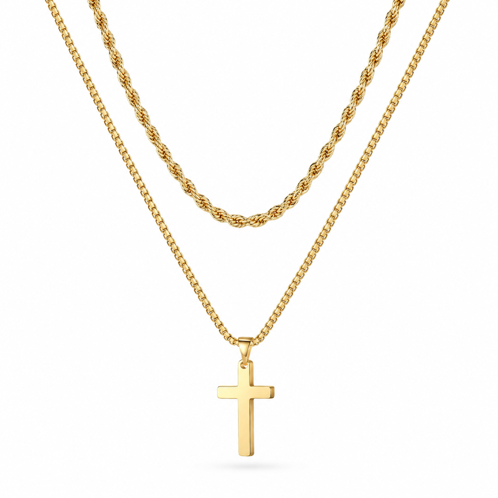 The Double Cross Necklace