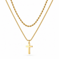 The Double Cross Necklace