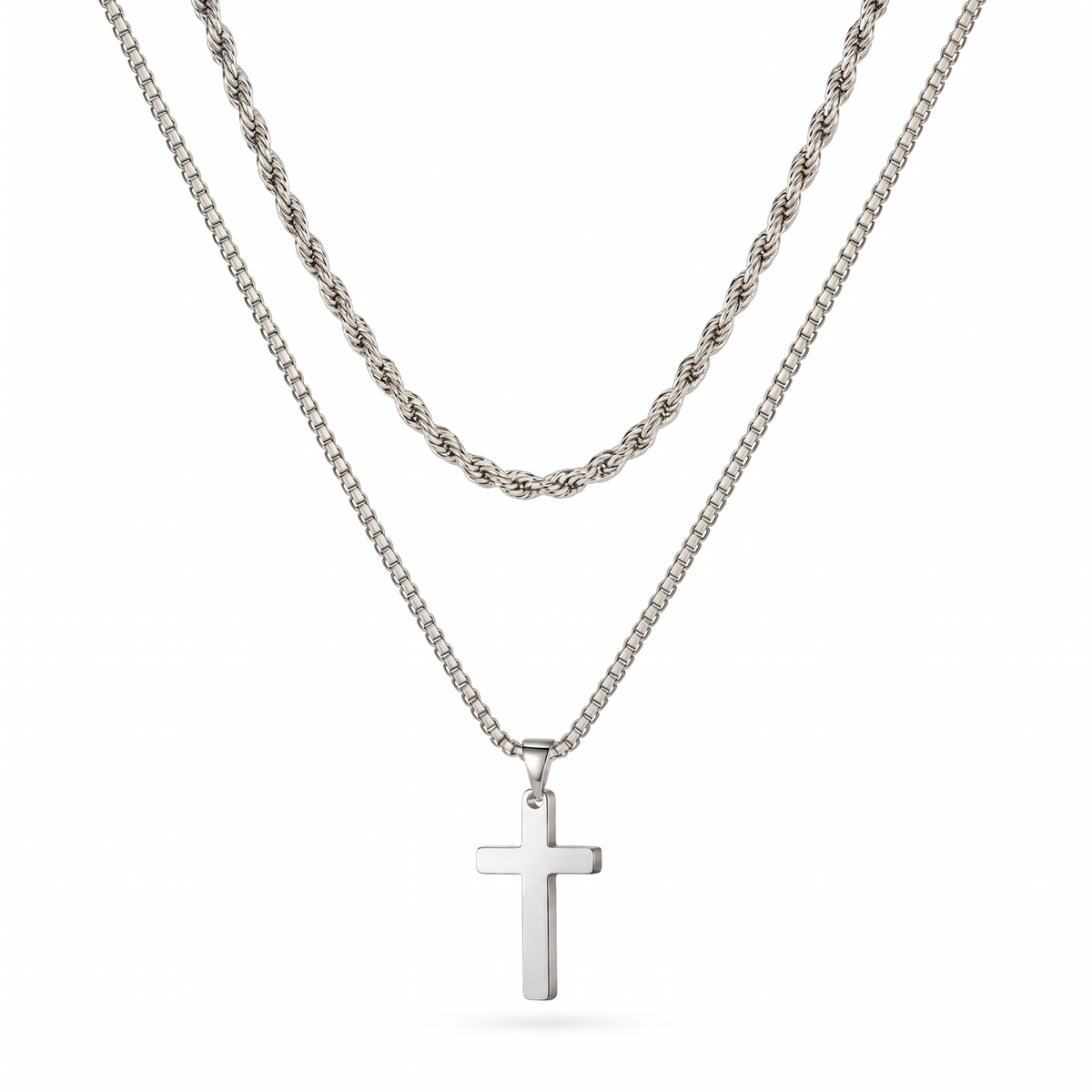The Double Cross Necklace