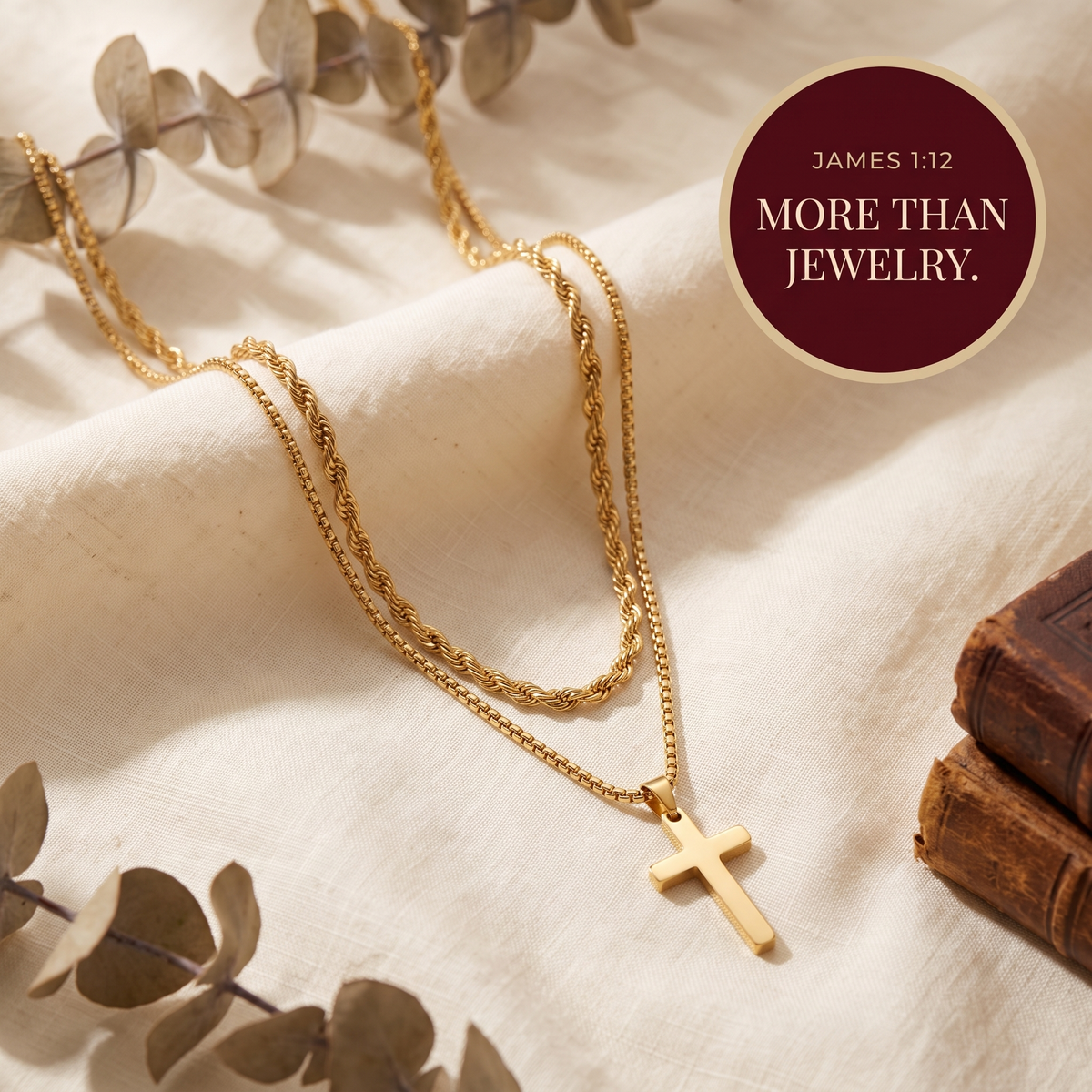 The Double Cross Necklace