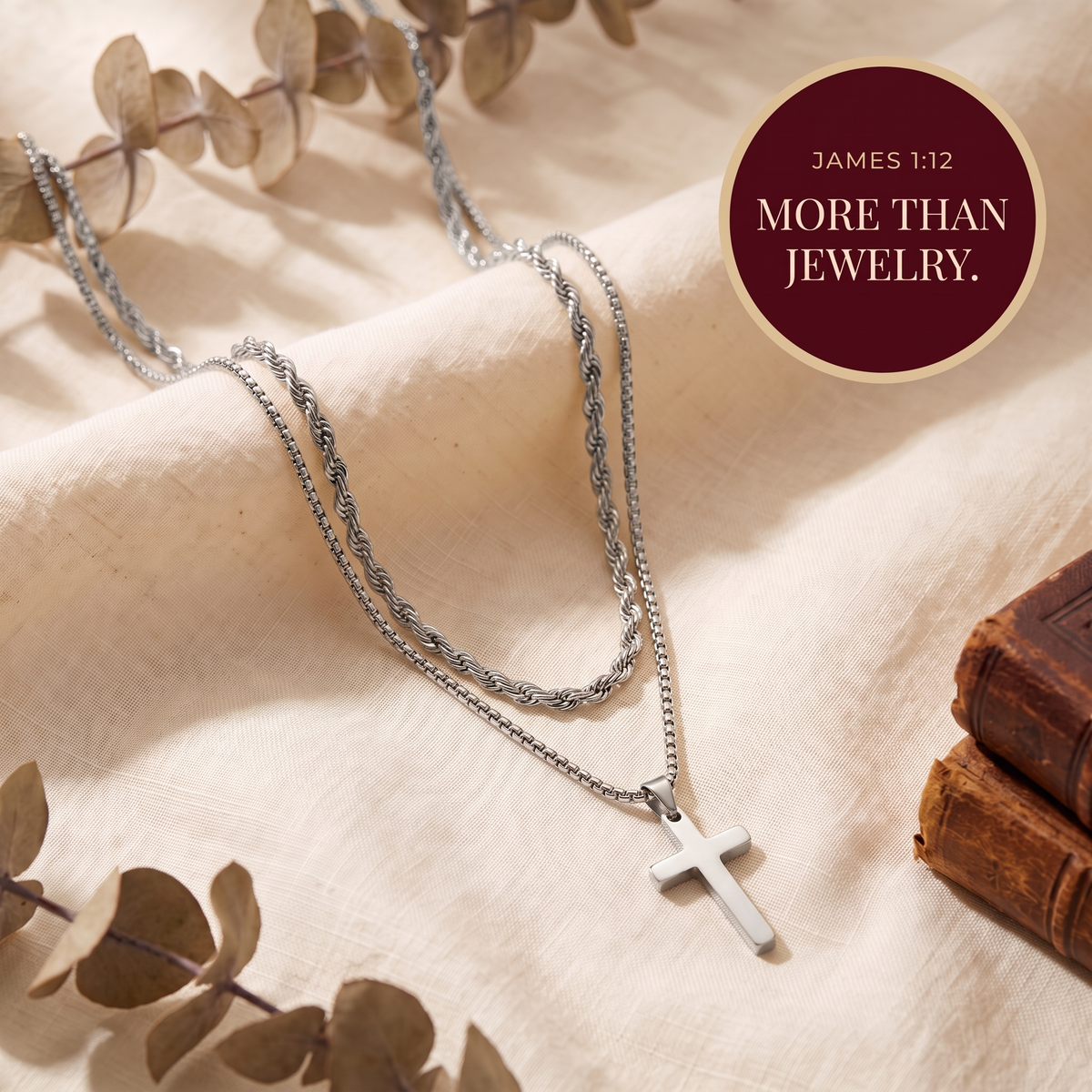 The Double Cross Necklace